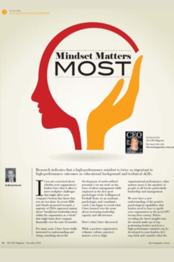 Mindset Matters Most